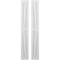 Ekena Millwork Americraft 2-Board Wood 2 Equal Panel Frmd Board-n-Batten Shutters w/Dbl Z-Bar, ARW102BF207X42WHH, PR ARW102BF207X42WHH - alternate 1